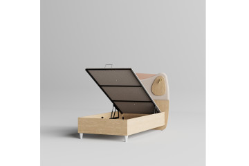 Osaka Başlıklı Bazalı Karyola 