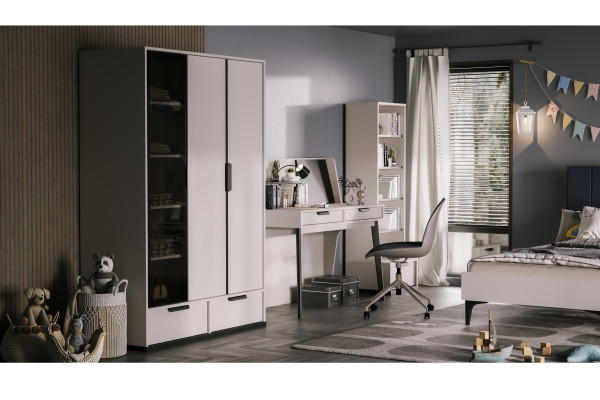 Kolezyum Ay Tek Kapak Reflekte  Dolap